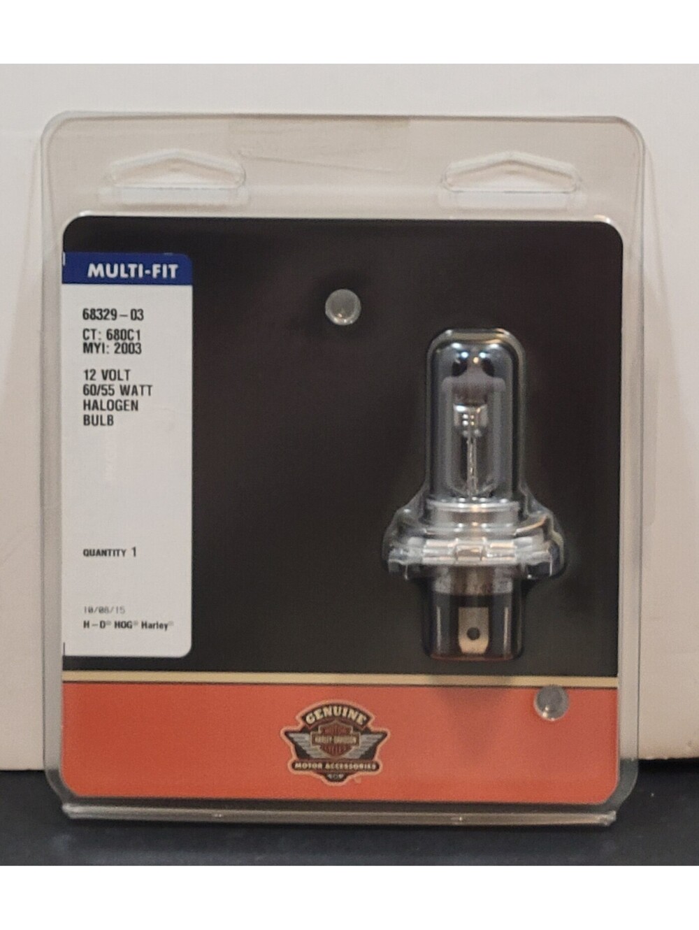 Harley-Davidson Motor Accessories Multi-Fit 12 Volt 60/55 Watt Halogen Bulb